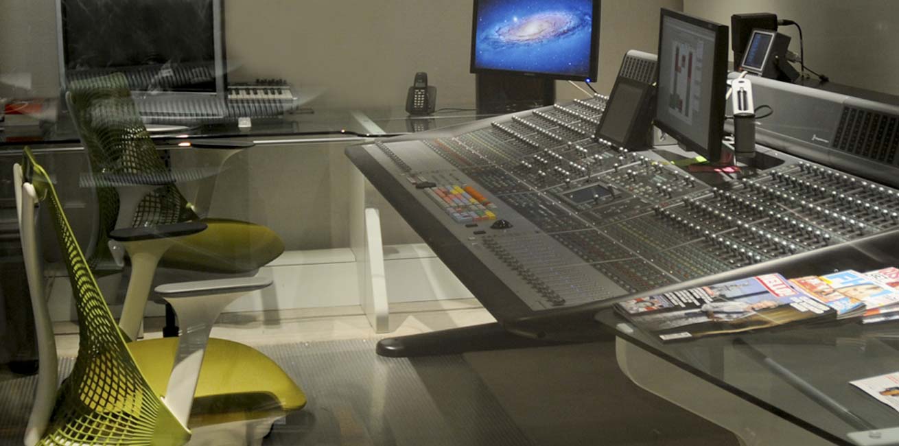 Grand Central Studios audio studio desk