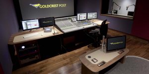 Goldcrest Post audio desk