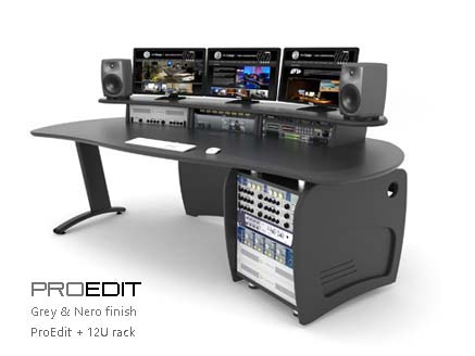 AKA Design desk for Editing, Audio & Grading studios