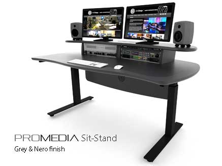 ProMedia compact home studio edit desk