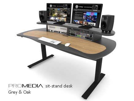 ProMedia sit stand edit desk