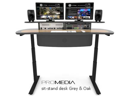 ProMedia sit stand edit desk