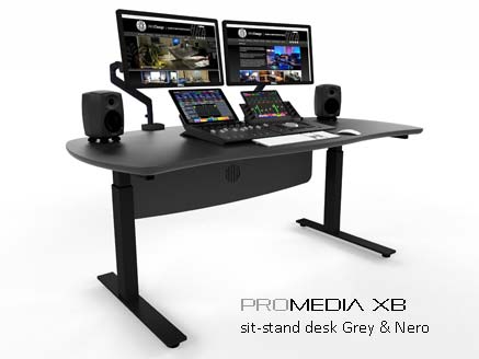 ProMedia XB sit stand edit desk